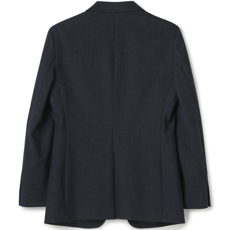 ブラックライン 【SLIM TAPERED_2】【秋冬】2釦シングルスリーピーススーツ 0タック/ネイビー/ウエストシャーリング/4S SUSTAINABILITY&ECOLOGY FABRIC/※パンツ裾上げ済仕様 紺濃色