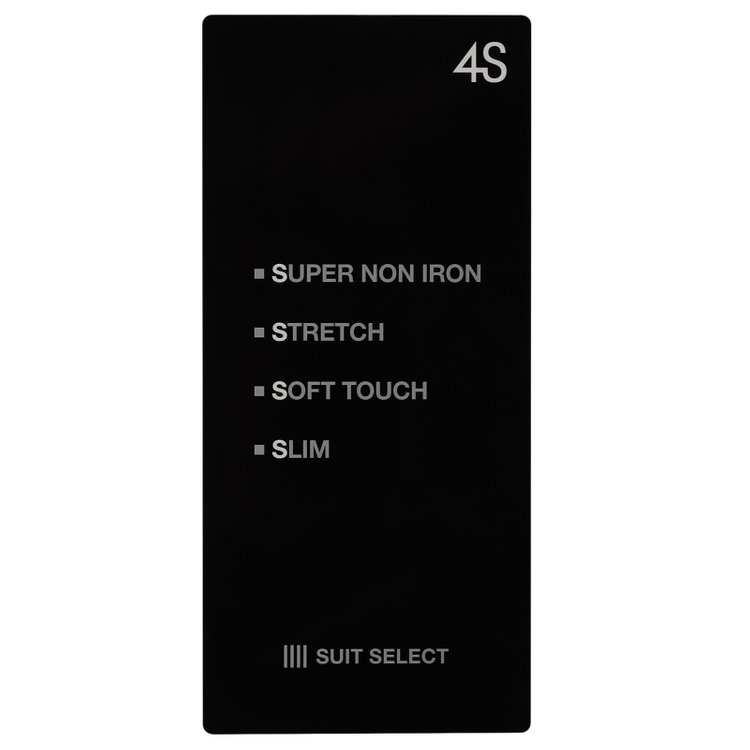 ブラックライン 【SLIM TAPERED_2】【春夏】2釦シングルスーツ 0タック/ネイビー/4S/※裾上げ必要 紺濃色