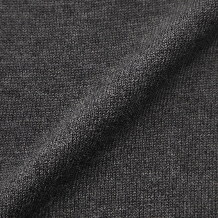 シルバーライン 天竺ハイネックニット/グレー グレー濃色