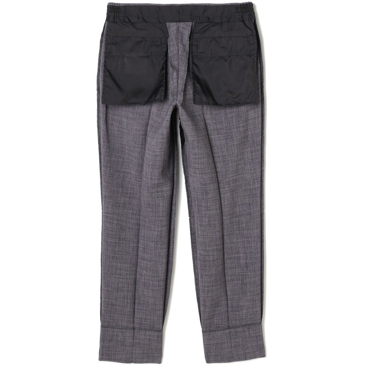 ブラックライン 【SLIM TAPERED_2】【春夏】2釦シングルスーツ 0タック/グレー/ウエストシャーリング/4S SUSTAINABILITY&ECOLOGY FABRIC/※パンツ裾上げ済仕様 グレー中間