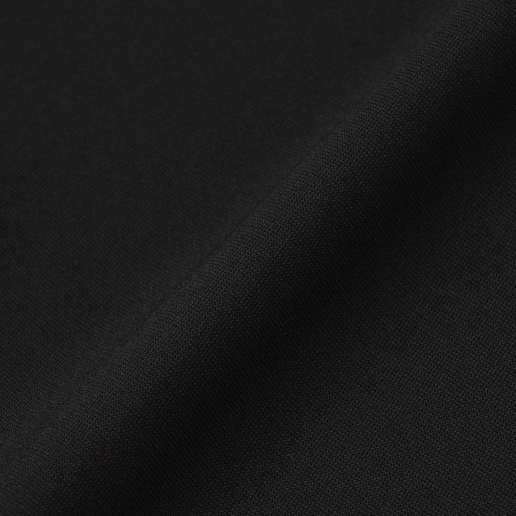 シルバーライン 【SL/長袖】バンドカラーブラウス/ブラック/比翼仕様 黒