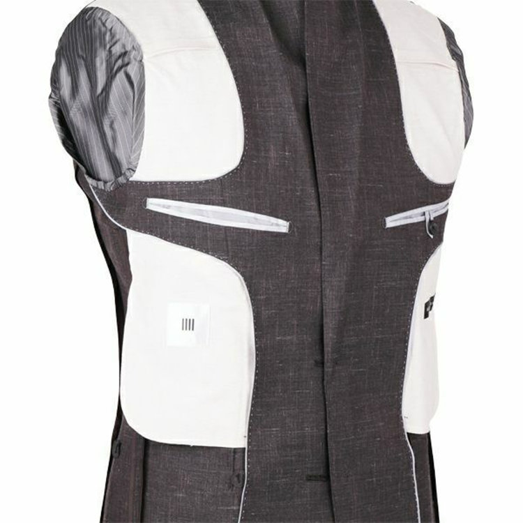 スーツセレクト 【WEB限定/OUTLET】【CLASSICO TAPERED】【春夏】3釦段返りシングルスーツ 2タック/ブラウン/パッチポケット＆サイドAJ/NEW ZEALAND WOOL MIX ブラウン系(茶)