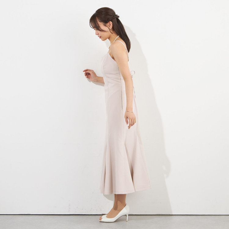 サマンサ 【SUIT SELECT×Samantha Thavasa】【年間】レースアップマーメイドキャミワンピ/ピンク 赤淡色