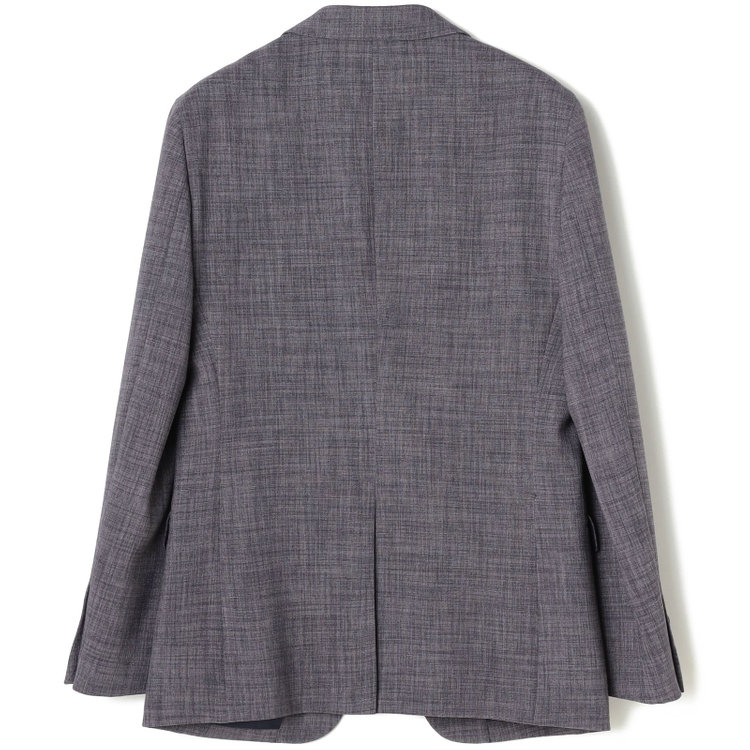 ブラックライン 【SLIM TAPERED_2】【春夏】2釦シングルスーツ 0タック/グレー/ウエストシャーリング/4S SUSTAINABILITY&ECOLOGY FABRIC/※パンツ裾上げ済仕様 グレー中間