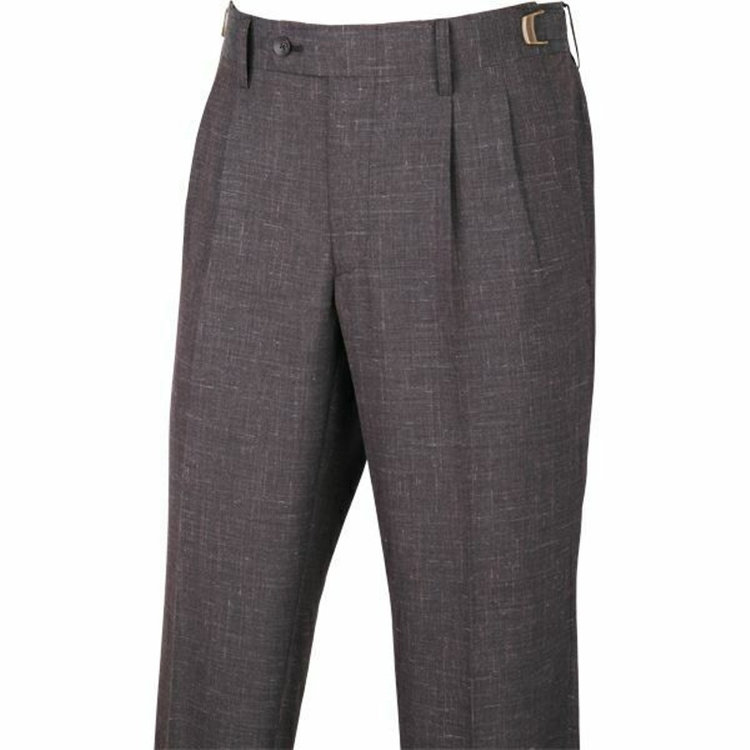 スーツセレクト 【WEB限定/OUTLET】【CLASSICO TAPERED】【春夏】3釦段返りシングルスーツ 2タック/ブラウン/パッチポケット＆サイドAJ/NEW ZEALAND WOOL MIX ブラウン系(茶)