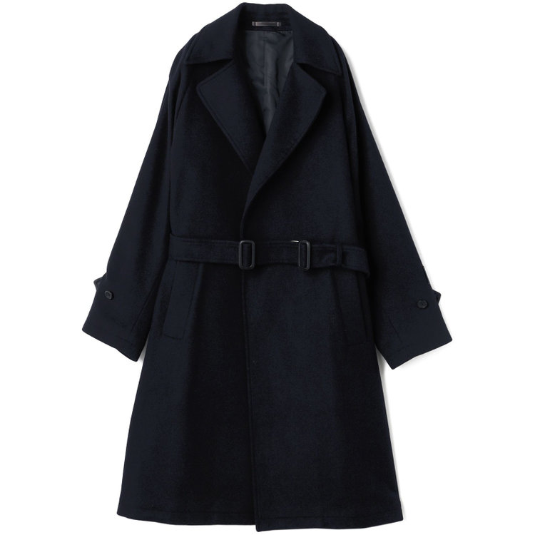 ブラックライン 【発送在庫あり】【SL】ウールブレンドタイロッケンコート/ネイビー ネイビー系(紺)