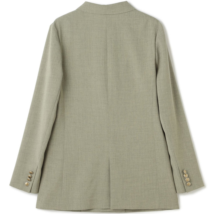 シルバーライン 【SL】【春夏】6釦2掛けダブルジャケット/グリーン/ウォッシャブル/Naturemier 緑中間