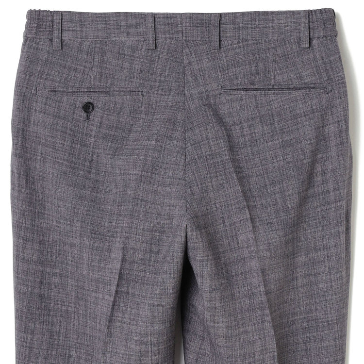 ブラックライン 【SLIM TAPERED_2】【春夏】2釦シングルスーツ 0タック/グレー/ウエストシャーリング/4S SUSTAINABILITY&ECOLOGY FABRIC/※パンツ裾上げ済仕様 グレー中間