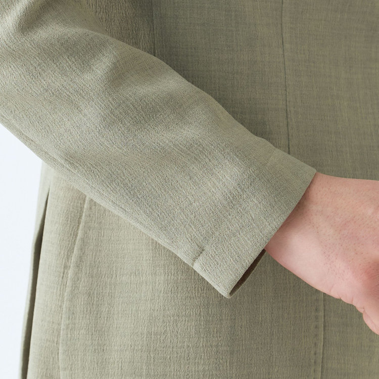 シルバーライン 【RBC】【春夏】3釦段返りジャケット/カーキ/パッチポケット 黄淡色