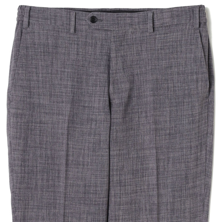 ブラックライン 【SLIM TAPERED_2】【春夏】2釦シングルスーツ 0タック/グレー/ウエストシャーリング/4S SUSTAINABILITY&ECOLOGY FABRIC/※パンツ裾上げ済仕様 グレー中間
