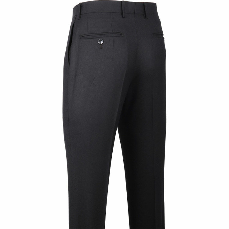 スーツセレクト 【WEB限定/OUTLET】【CLASSICO TAPERED】【秋冬】2釦シングルスーツ 1タック/ブラック×ツイル/NEW ZEALAND WOOL ブラック系(黒)