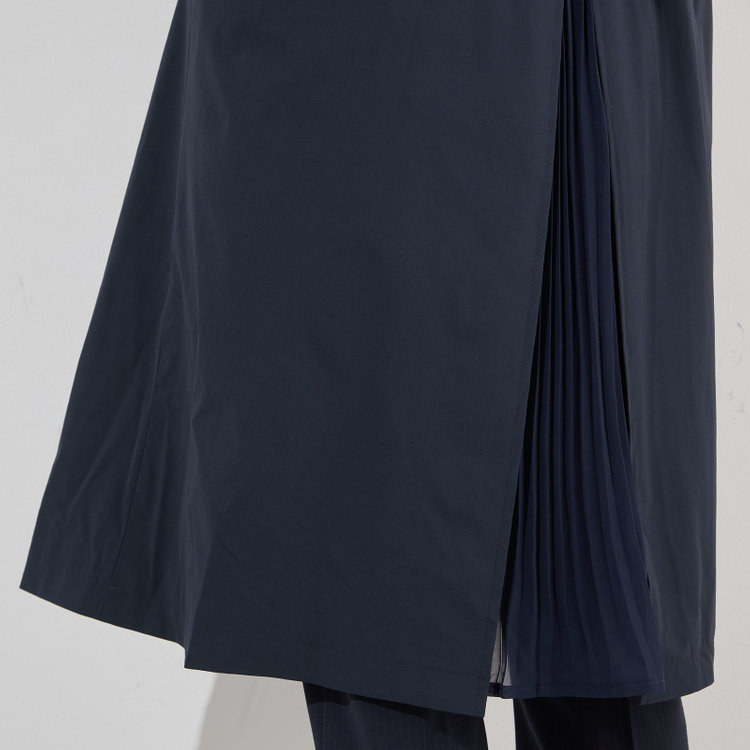 スーツセレクト 【SUIT SELECT×Samantha Thavasa】バックプリーツ トレンチコート/ネイビー 紺中間