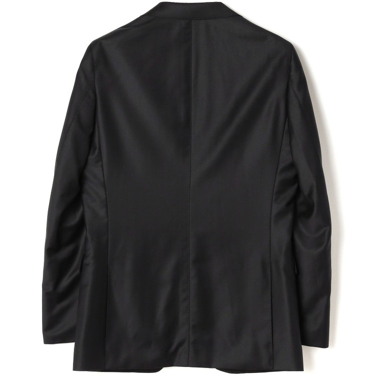 シルバーライン 【先行予約】【CLASSICO TAPERED】【秋冬】2釦シングルスーツ 1タック/ブラック×ソリッド/ウエストムーブ/ Ermenegildo Zegna TREFEO /※裾上げ必要 黒