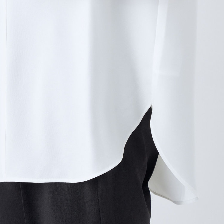 シルバーライン  【SL/長袖】クルーネック/ホワイト 白