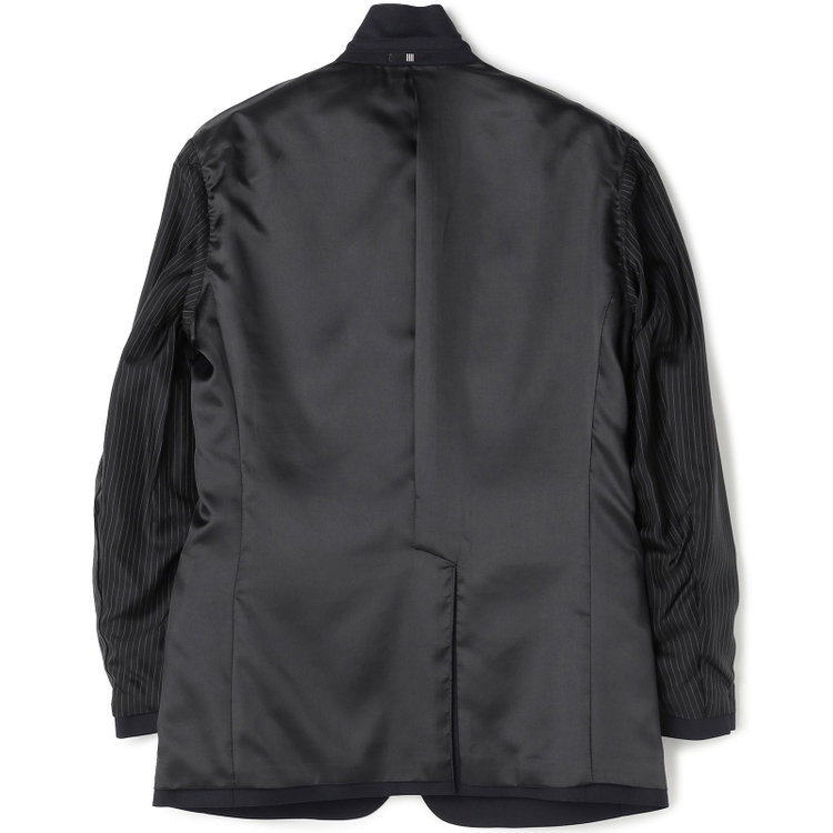 ソノタ 【BLACK LINE】2釦シングルジャケット/ネイビー/NEW ZEALAND WOOL MIX 紺中間