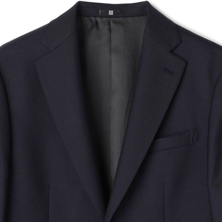 ソノタ 【BLACK LINE】2釦シングルジャケット/ネイビー/NEW ZEALAND WOOL MIX 紺中間