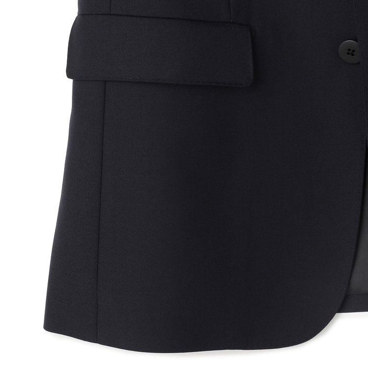 ソノタ 【BLACK LINE】2釦シングルジャケット/ネイビー/NEW ZEALAND WOOL MIX 紺中間