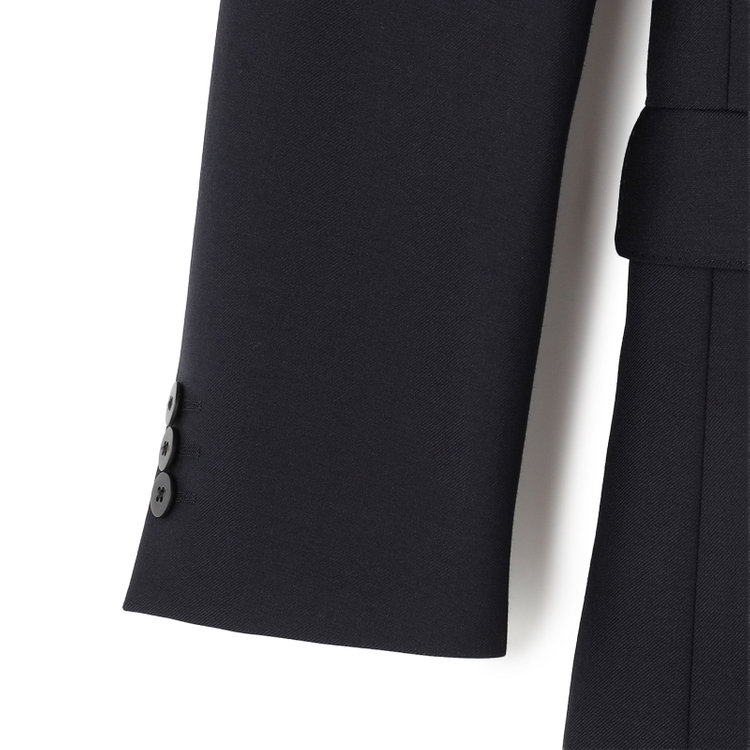 ソノタ 【BLACK LINE】2釦シングルジャケット/ネイビー/NEW ZEALAND WOOL MIX 紺中間