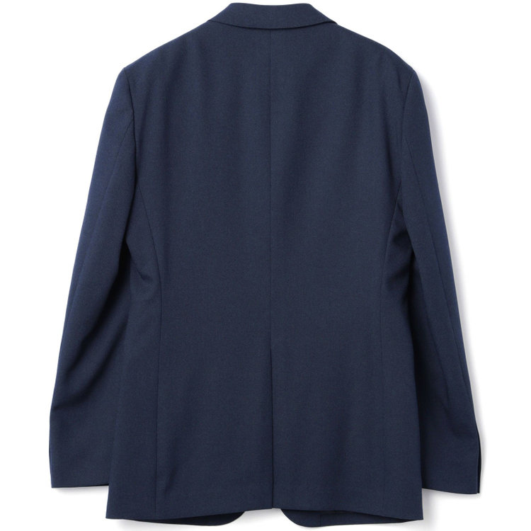 ブラックライン 【SLIM TAPERED_2】【年間】2釦シングルスーツ 0タック/ネイビー/ウエストシャーリング/4S SUSTAINABILITY&ECOLOGY FABRIC/ウォッシャブル/※パンツ裾上げ済仕様 紺中間