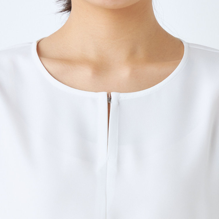 シルバーライン  【SL/長袖】クルーネック/ホワイト 白