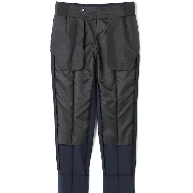 シルバーライン 【CLASSICO TAPERED】【春夏】1タックテーパードパンツ/ネイビー/※裾上げ済仕様 紺濃色