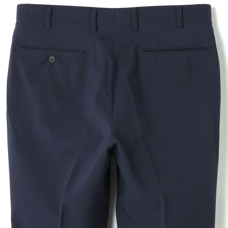 シルバーライン 【CLASSICO TAPERED】【春夏】1タックテーパードパンツ/ネイビー/※裾上げ済仕様 紺濃色