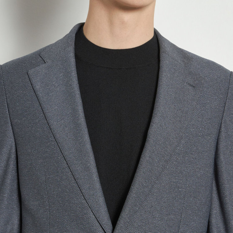 シルバーライン 【CLASSICO TAPERED】【春夏】2釦シングルジャケット/グレー/パッチポケット/4S SUSTAINABILITY&ECOLOGY FABRIC グレー中間