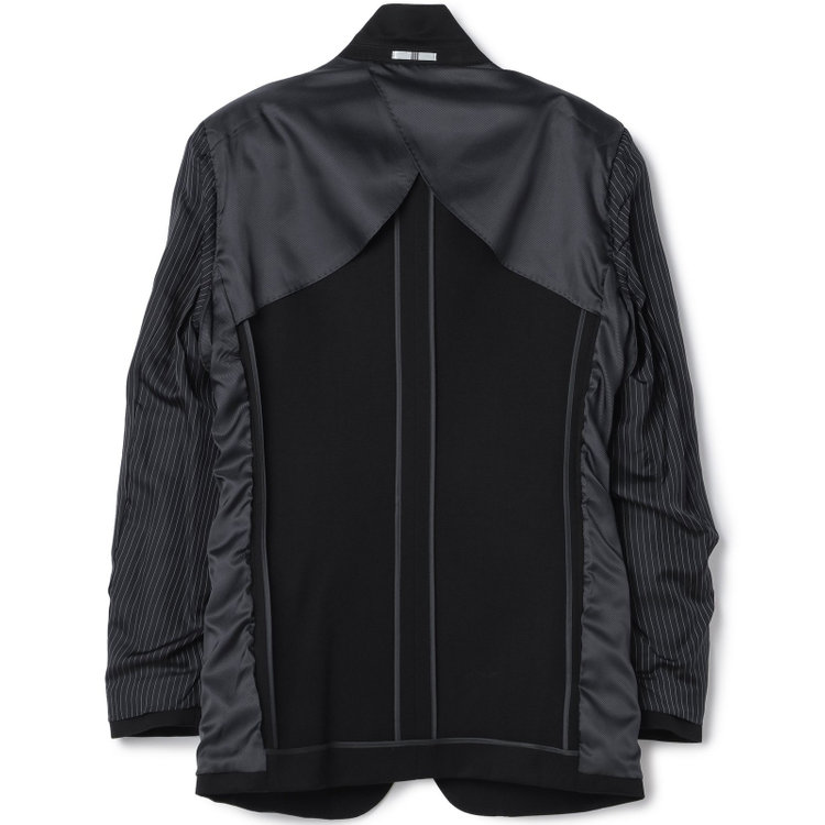 シルバーライン 【CLASSICO TAPERED】【年間】【フォーマル対応可】2釦シングルフォーマルスーツ 1タック/ブラック×ソリッド/BISHU JAPAN FABRIC Super100's/ウエストサイドアジャスター仕様/※裾上げ必要 黒