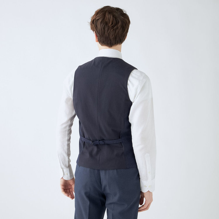 スーツセレクト 【WEB限定/OUTLET】【BL】【春夏】リバーシブルジレ(ベスト)/ネイビー＆グレー その他