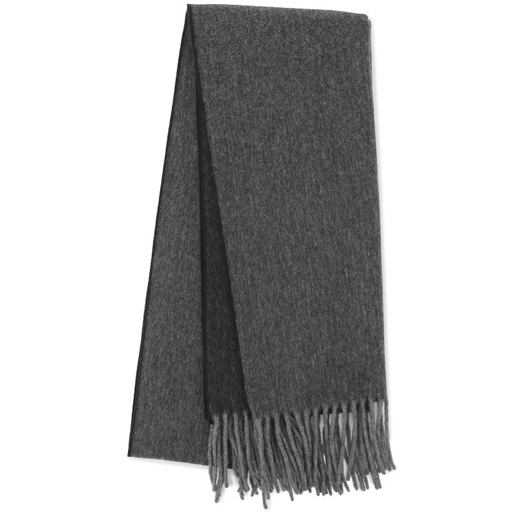 ソノタ ウールマフラー/グレー/SUPER170'S NEW ZEALAND WOOL/30cm×170cm グレー濃色
