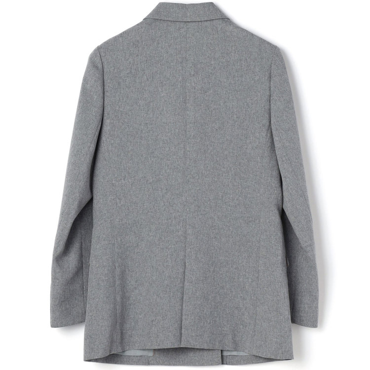 シルバーライン 【SILVER LINE】【春夏】6釦2掛けダブルブレザー/4S SUSTAINABILITY&ECOLOGY FABRIC/ライトグレー×メタル釦 グレー淡色