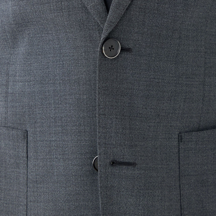 シルバーライン 【4S CROSS】【春夏】セットアップジャケット/グレー/パッチポケット グレー中間