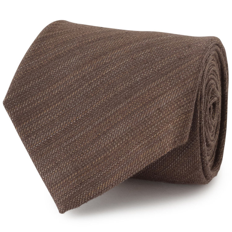 シルバーライン 【発送在庫あり】【SL】シルクソリッドネクタイ 8.5cm幅/ブラウン/JAPAN MADE その他