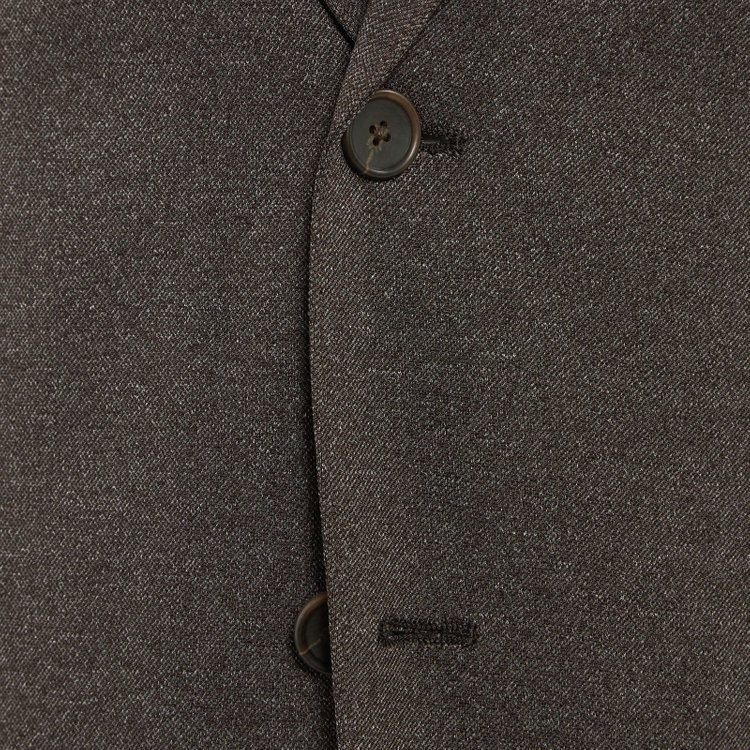 シルバーライン 【CLASSICO TAPERED】【春夏】2釦シングルジャケット/ブラウン/パッチポケット/4S SUSTAINABILITY&ECOLOGY FABRIC 茶濃色
