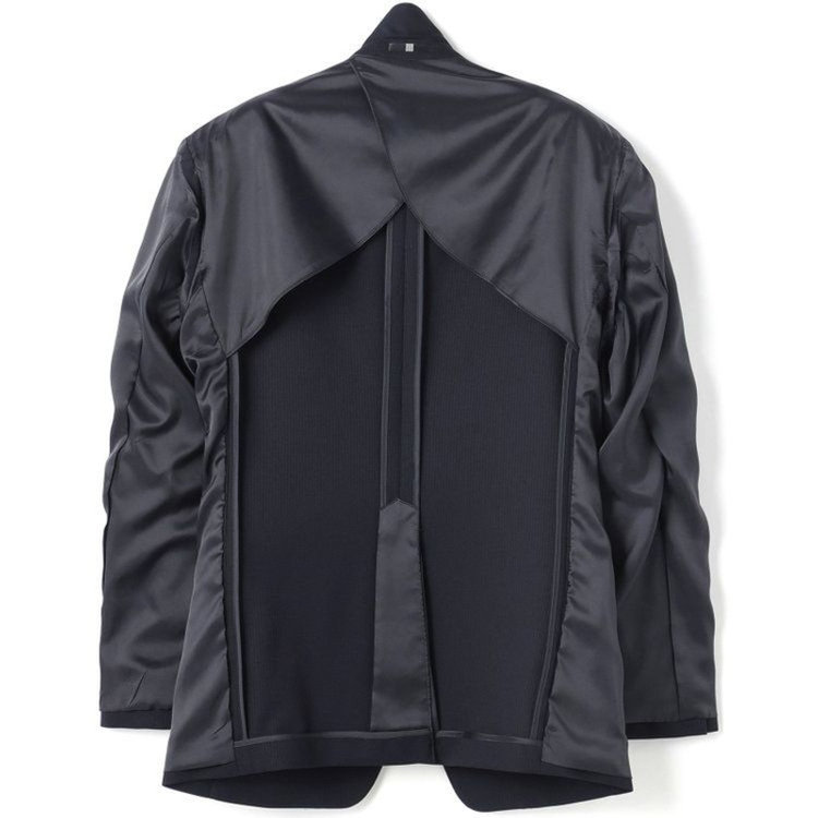 ブラックライン 【KSW】【年間】2釦シングルスーツ 0タック/ネイビー×シャドーストライプ/ウォッシャブルパンツ※裾上げ必要 紺濃色