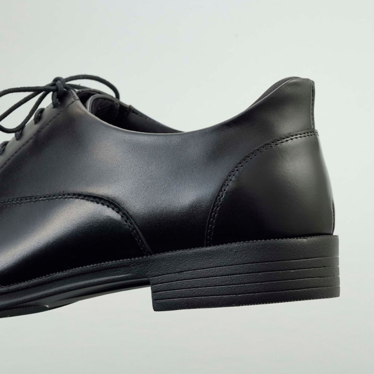 スーツセレクト 【発送在庫あり】靴べら不要！ハンズフリー仕様/ストレートチップ/ブラック 黒