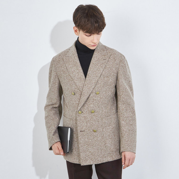 シルバーライン 【RBC】【秋冬】ジャージージャケット/ベージュ 茶淡色