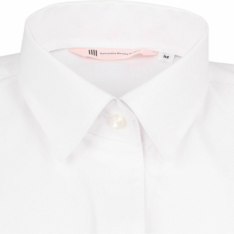 スーツセレクト 【WEB限定/OUTLET】【SUIT SELECT×Samantha Thavasa】【長袖】ワンピース・レギュラーカラー/ホワイト×ソリッド/形態安定 ホワイト系(白)
