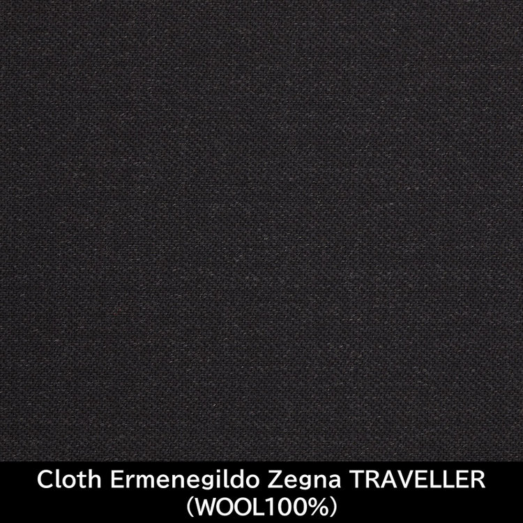 スーツセレクト 【国内縫製】【MEN'S】【パターンオーダー】【SLIM TAPERED】【春夏】スーツ/グレー/Cloth Ermenegildo Zegna TRAVELLER (WOOL100%) グレー濃色