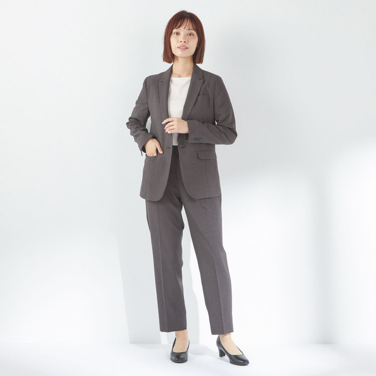 シルバーライン 【SILVER LINE/5分袖】パフスリーブカットソー/ベージュ 茶淡色