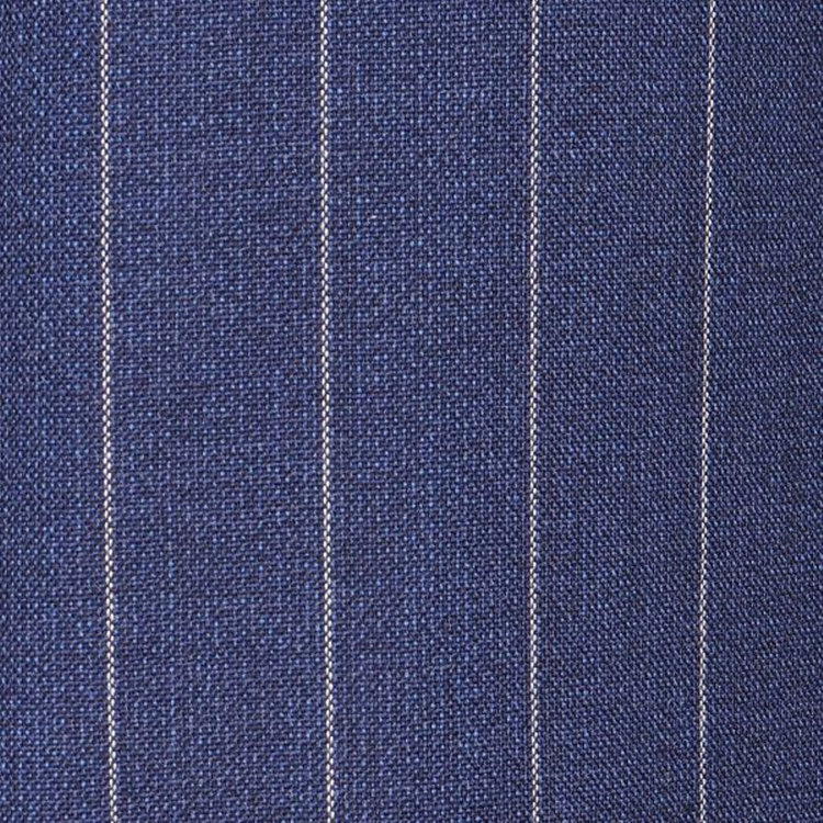 スーツセレクト 【WEB限定/OUTLET】【CLASSICO TAPERED】【春夏】3釦段返りシングルスーツ 2タック/ネイビー×ストライプ/パッチポケット＆サイドAJ/NEW ZEALAND WOOL MIX ネイビー系(紺)