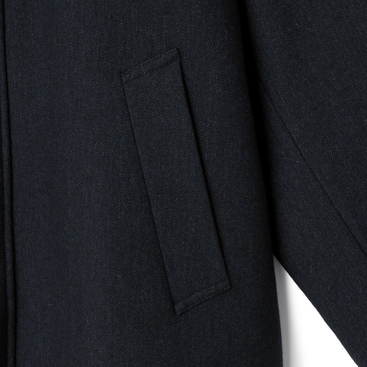 シルバーライン 【SL】ウールブレンドデュアリティショートコート/ダークグレー/140S BLENDED EXTRA FINE MERINO WOOL グレー濃色