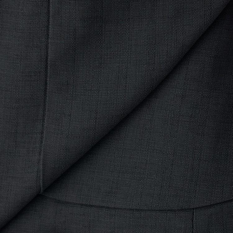 シルバーライン 【発送在庫あり】【RBC】【春夏】ポリエステル2釦ジャケット/ブラック/パッチポケット/4S SUSTAINABILITY&ECOLOGY FABRIC 黒