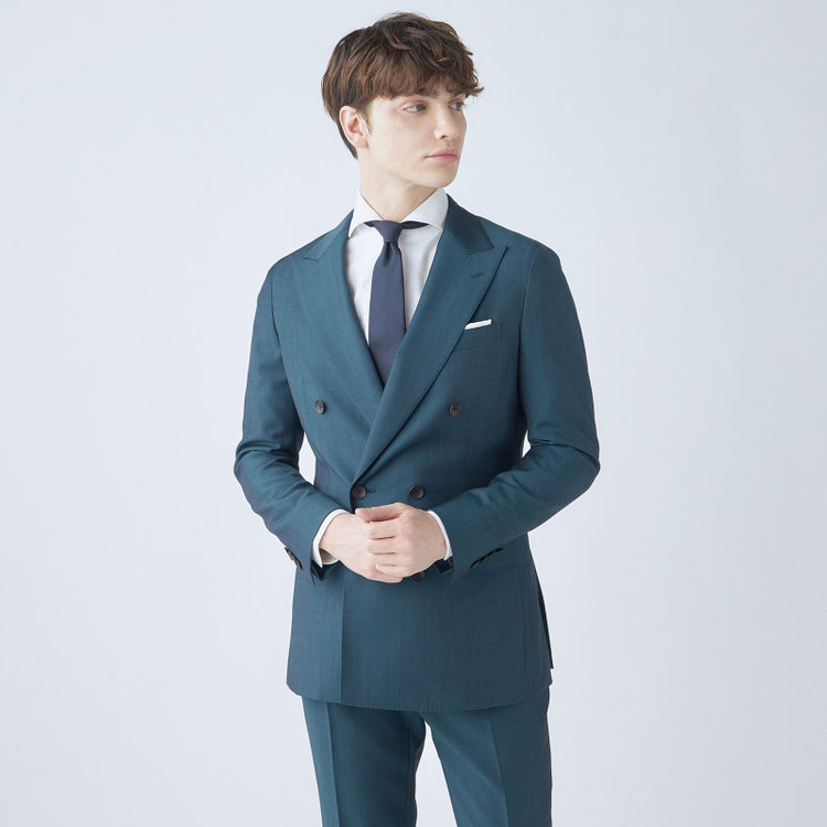 CLASSICO TAPERED】【春夏】6釦2掛けダブルスーツ 1タック CLASSICO TAPERED】【春夏】6釦2掛けダブルスーツ 1タック