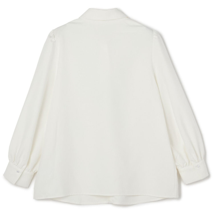 サマンサ 【SUIT SELECT×Samantha Thavasa】【長袖】2WAYボウタイブラウス/ベージュ 白