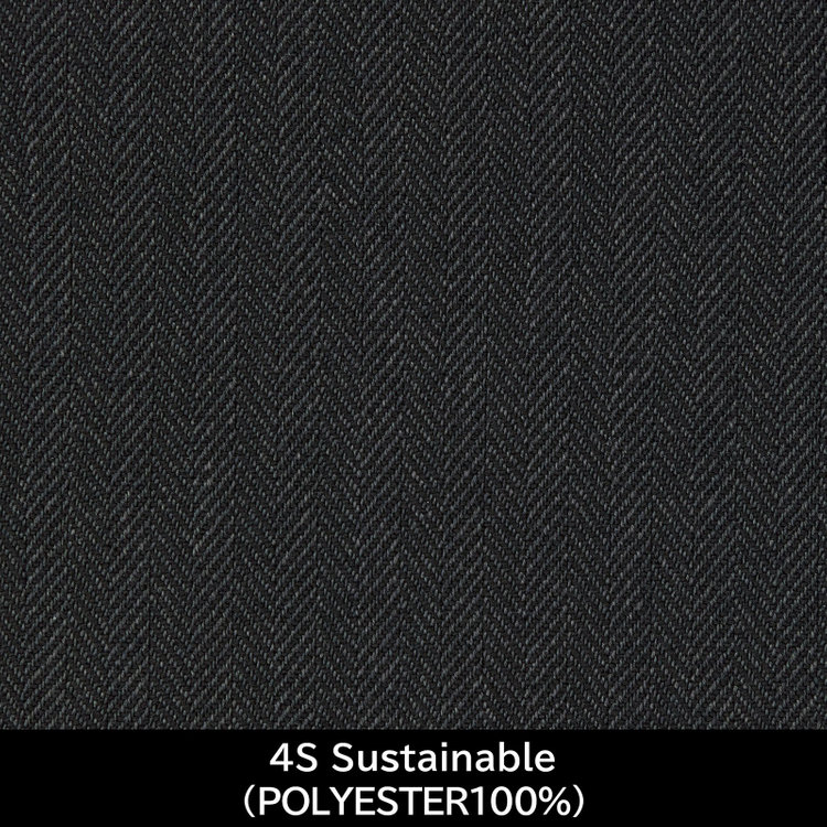 スーツセレクト 【日本製】【MEN'S】【パターンオーダー】【KSW】【春夏】スーツ/グレー×シャドーストライプ/4S Sustainable (POLYESTER100%) グレー系(灰)