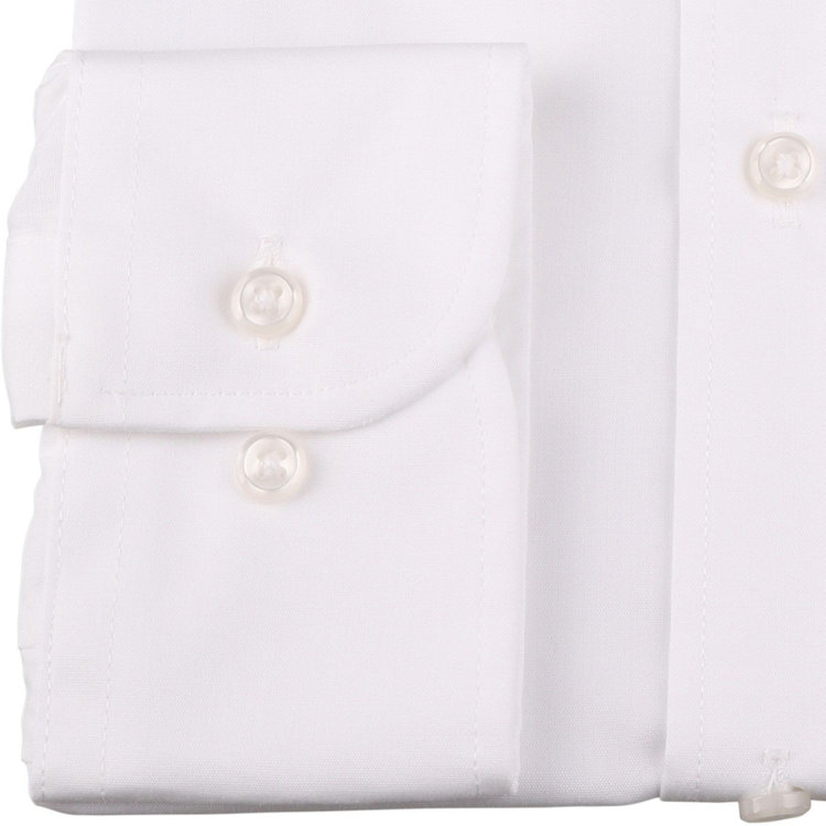 SUIT SELECT　アウトレット 【WEB限定/OUTLET/汚れ・キズ等有】【BL-3】【形態安定】ボタンダウンドレスワイシャツ/ホワイト×ソリッド 白