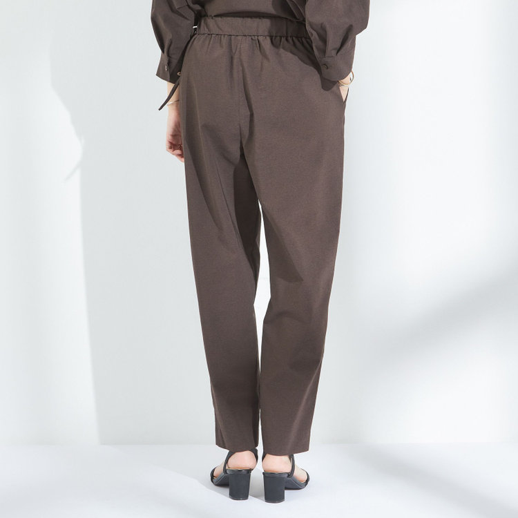 シルバーライン 【BL】【春夏】パンツ/ブラウン/ジャージー素材//※裾上げ済み仕様 茶中間