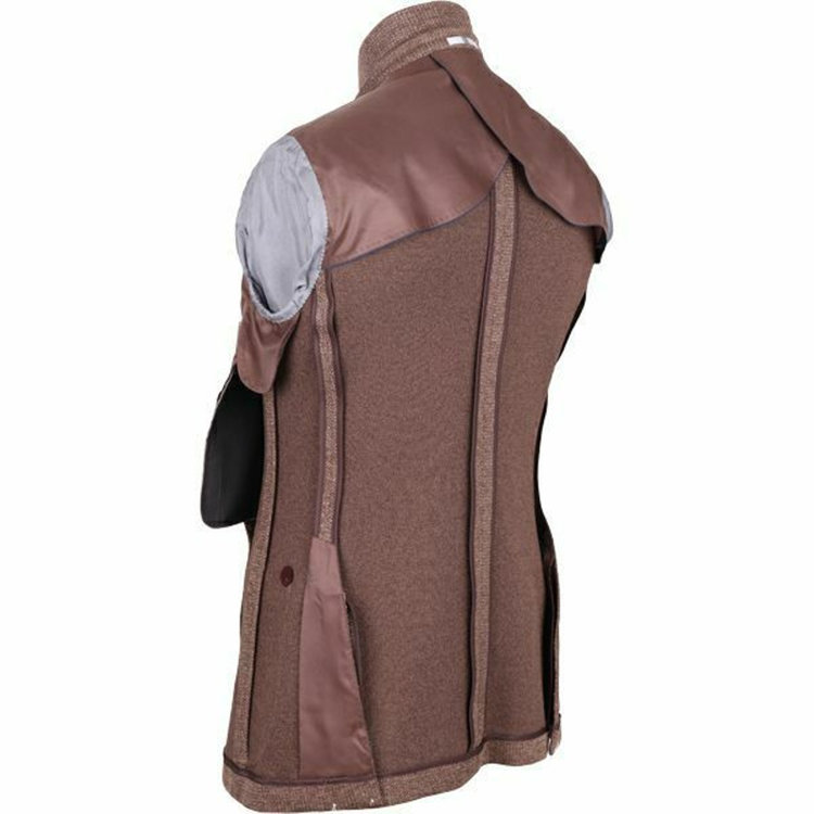 スーツセレクト 【WEB限定/OUTLET】【CLASSICO TAPERED】【春夏】コットンブレンド3釦段返りジャケット/ブラウン×ニット素材/lanificio luigi zanieri fabric made in italy ブラウン系(茶)