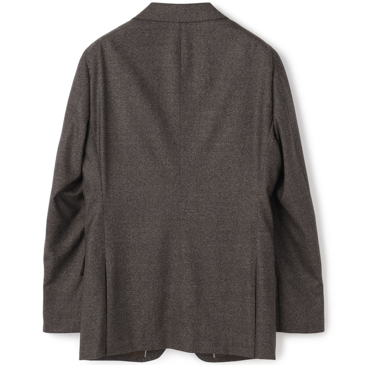 シルバーライン 【発送在庫あり】【CLASSICO TAPERED】【秋冬】2釦シングルスーツ 1タック/ブラウン/CANONICO 1663 fabric made in italy/※裾上げ必要 茶中間